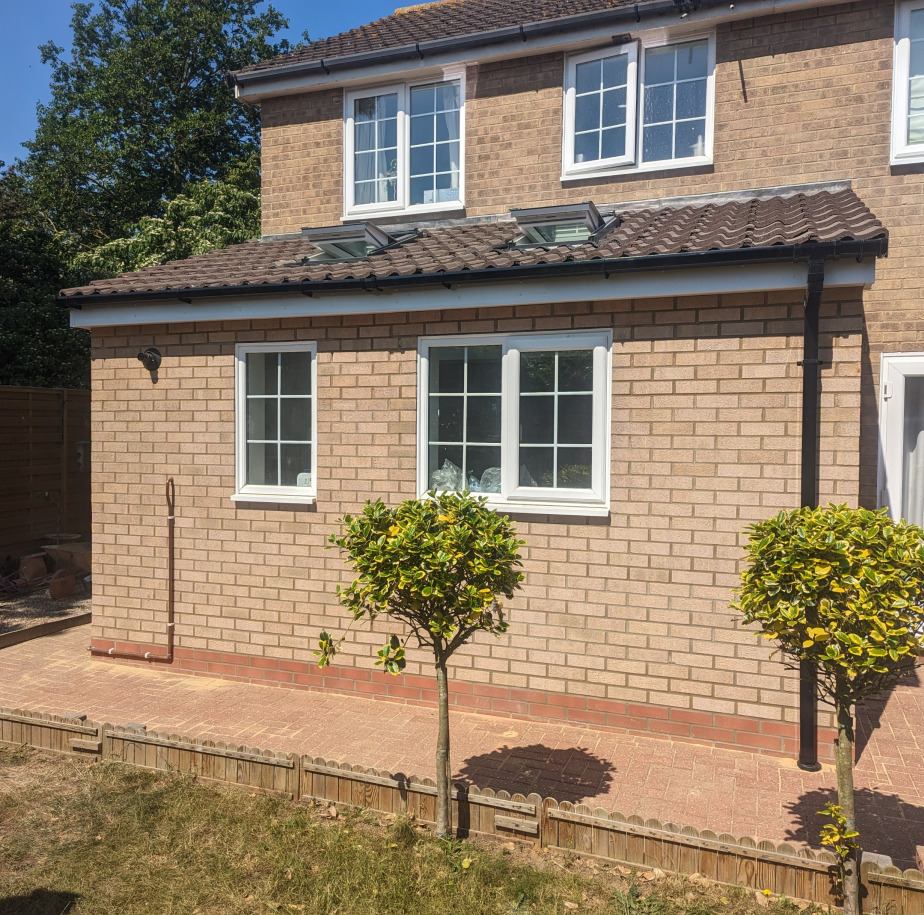 matching brick extension